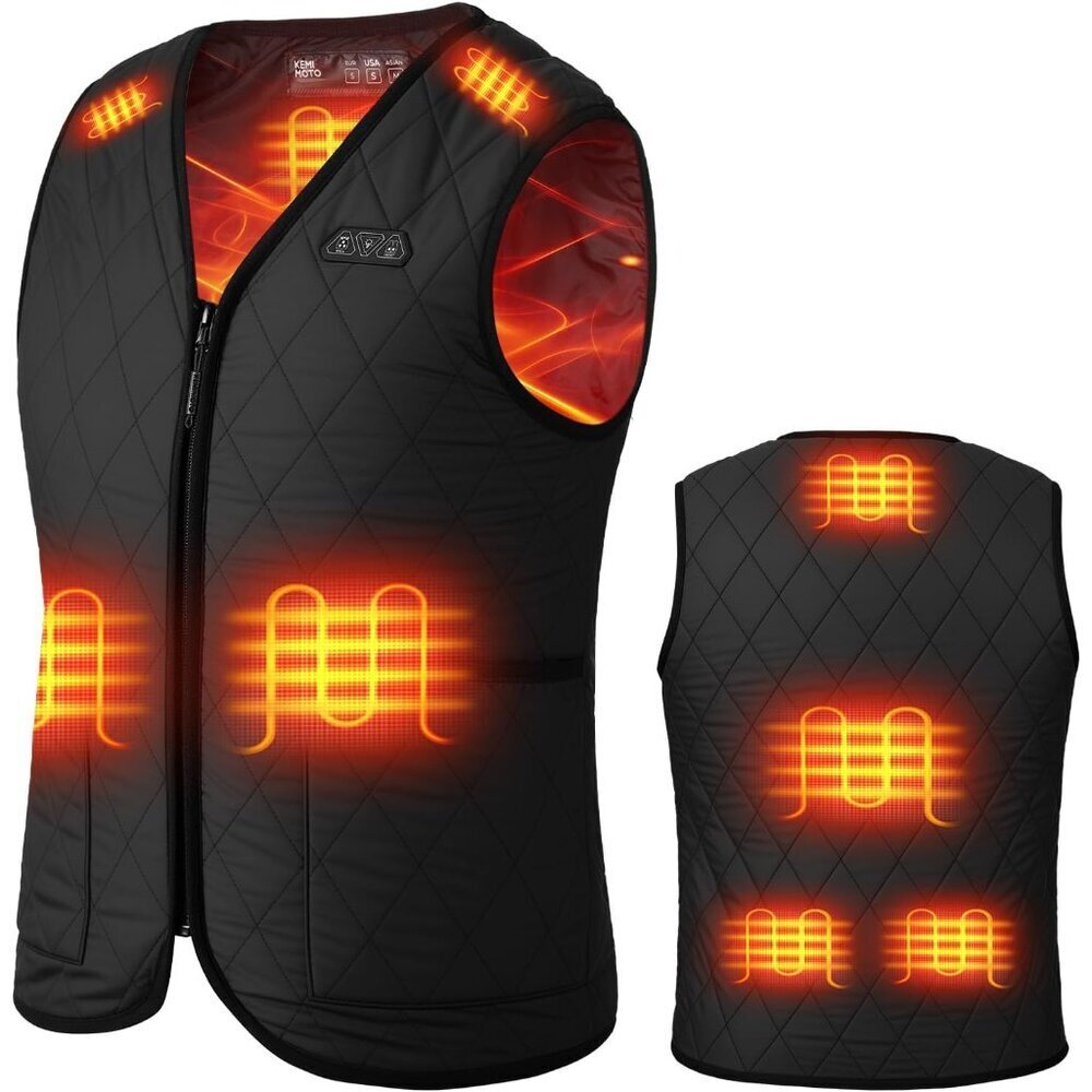 Womens Heated Vest Polyester Large Battery Pack Included Insulated